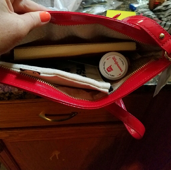 HP 9/16 -KATE SPADE- POPPY/ CORAL CRSBDY-NWT - Picture 4 of 4