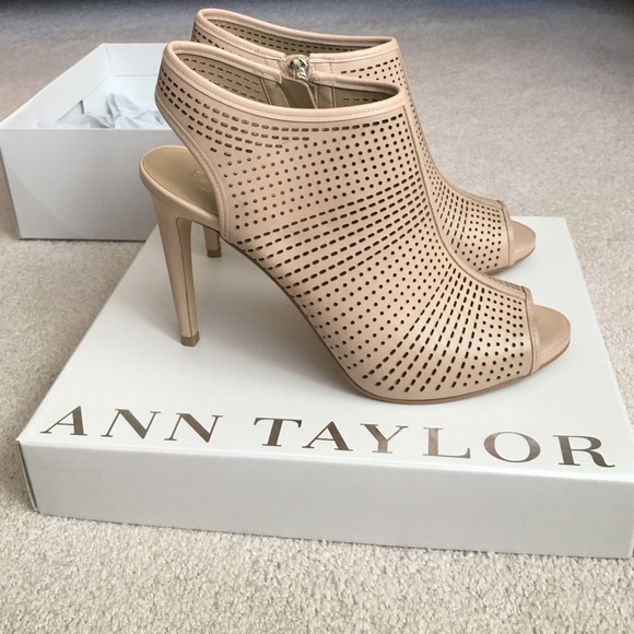 Ann Taylor Shoes - Ann Taylor open-toe heels.