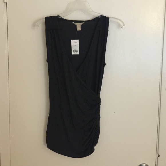 NWT Banana republic grey knit top XS