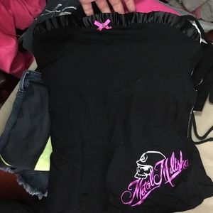 Metal mulish a tube top new
