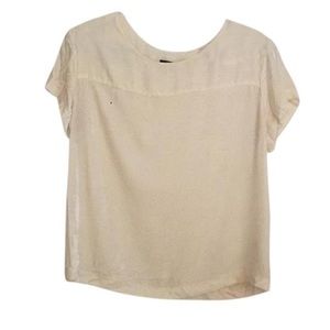 J. Crew Velour/Velvet Tshirt