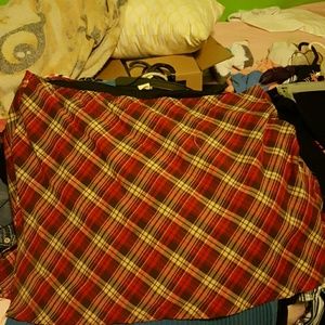 Plaid skirt