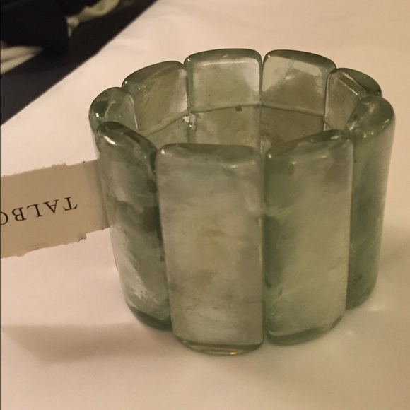 Shimmering Gray Stretchy Bracelet