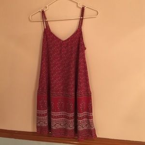 Flower print sun dress
