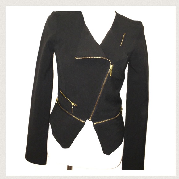 bebe Jackets & Blazers - 2b Bebe Moto Blazer FIRM