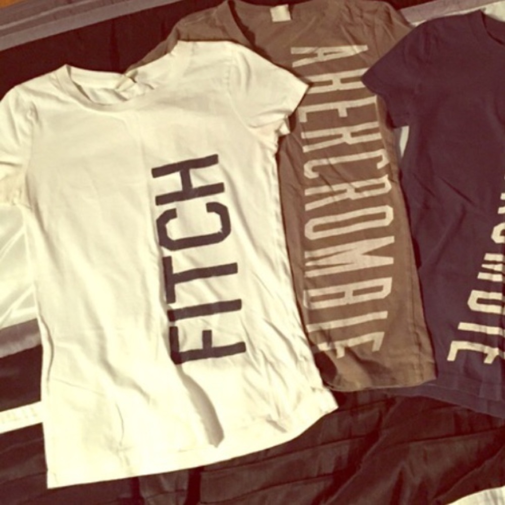White short sleeve Abercrombie & Fitch T-shirt
