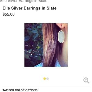 Kendra Scott Elle earrings in slate