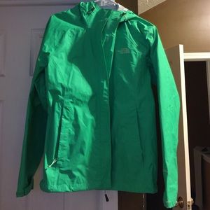 Cute green rain jacket