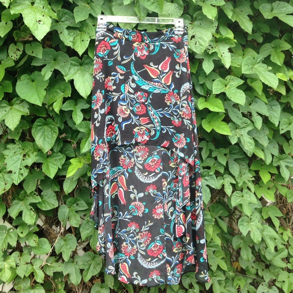 Forever 21 Dresses & Skirts - F21 Graphic High-Low Skirt