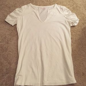 LILLY PULITZER White Tee WORN ONCE!