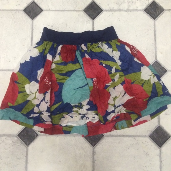Floral circle skirt