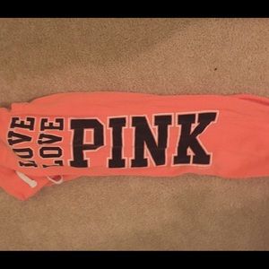 Orange sweats from PINK