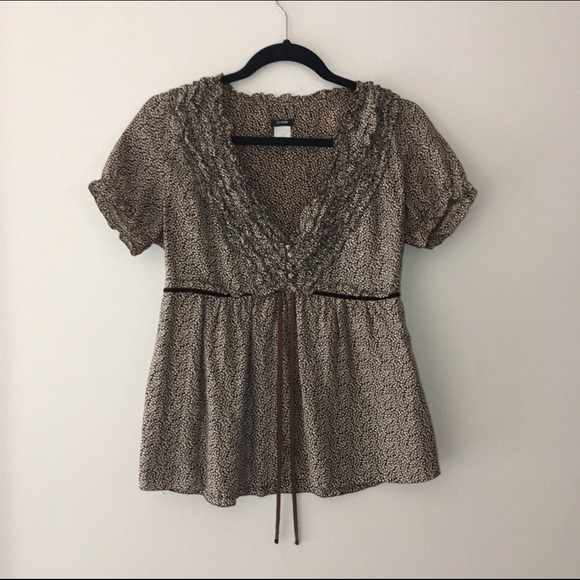 J. Crew Tops - J. Crew Ruffle Silk Blouse
