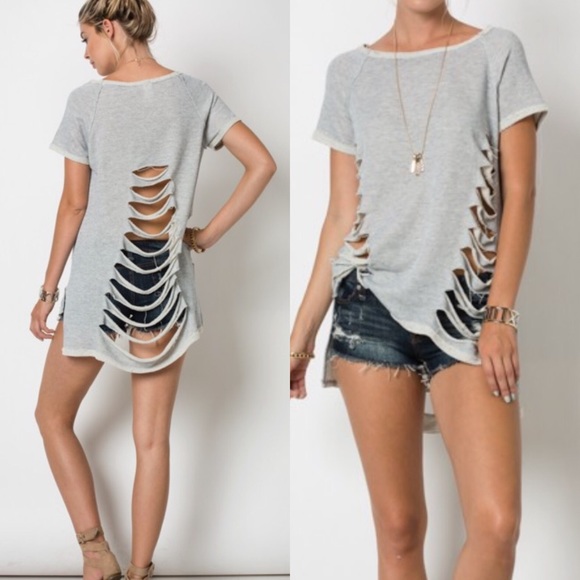 Tops - 💥Sale💥Round Neck Raglan Top - Grey