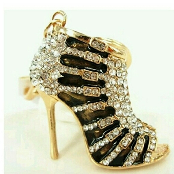 Accessories - SOLD****Rhinestone high heel keyring.