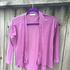 Purple Cardigan