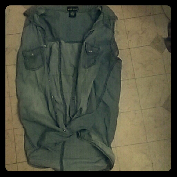 A jacket tank top