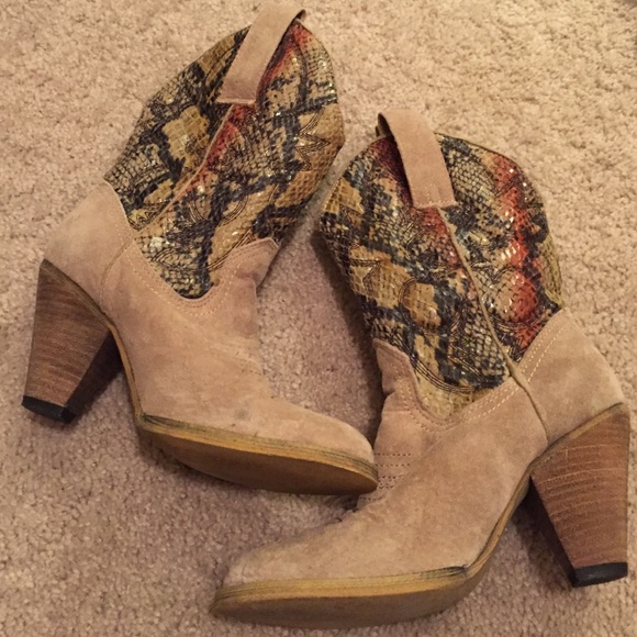 Snake Skin Cowboy Boots