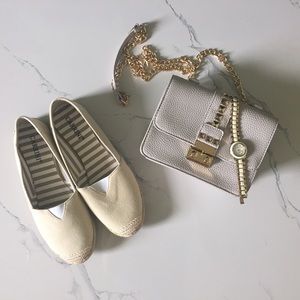 Beige Espadrilles, new with box!