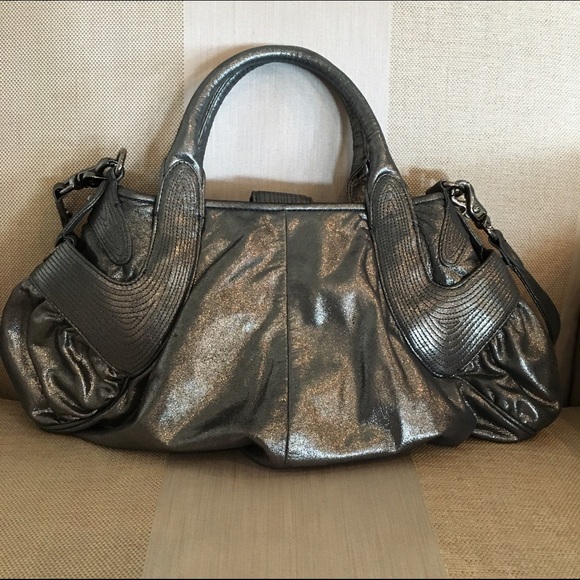 Botkier Metallic Slate Grey Purse NWOT - Picture 2 of 4