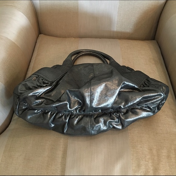 Botkier Metallic Slate Grey Purse NWOT - Picture 3 of 4