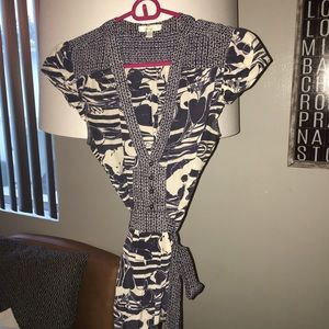 100% silk blouse from Anthropologie