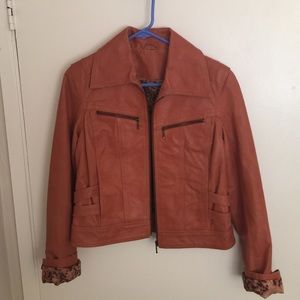Cognac Leather jacket