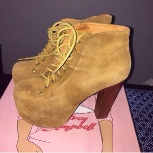 Jeffrey Campbell Lita platform heeled boots