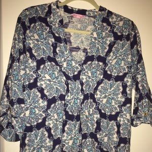 EUC Lilly Pulitzer tunic sz L - Sailors Valentine