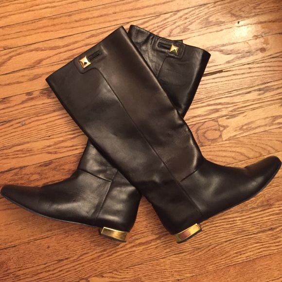 Kate Spade Tall black boots