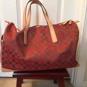 Coach overnight bag