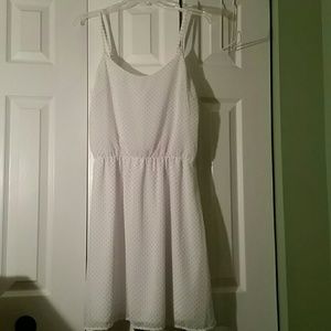 NWT White & Black Polka Dot Dress