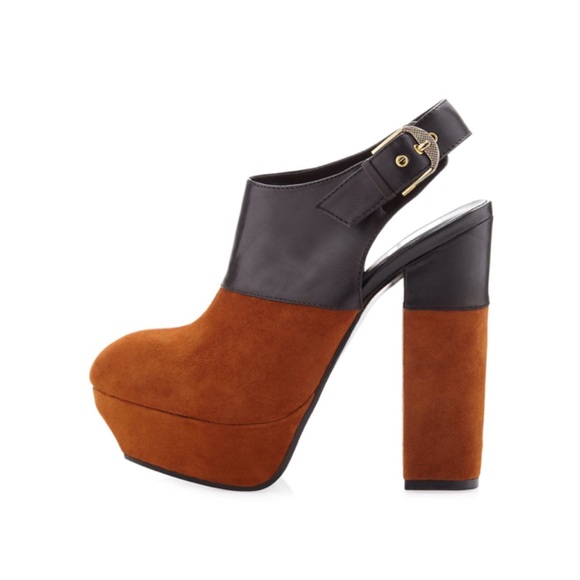 Dolce Vita Shoes - Dolce Vita Joanna Platform Clog Cognac Black Heel