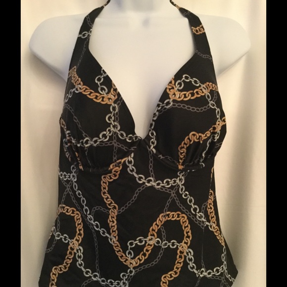 Victoria's Secret Tankini Top w/push up bra 38C