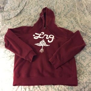 Maroon LRG hoodie