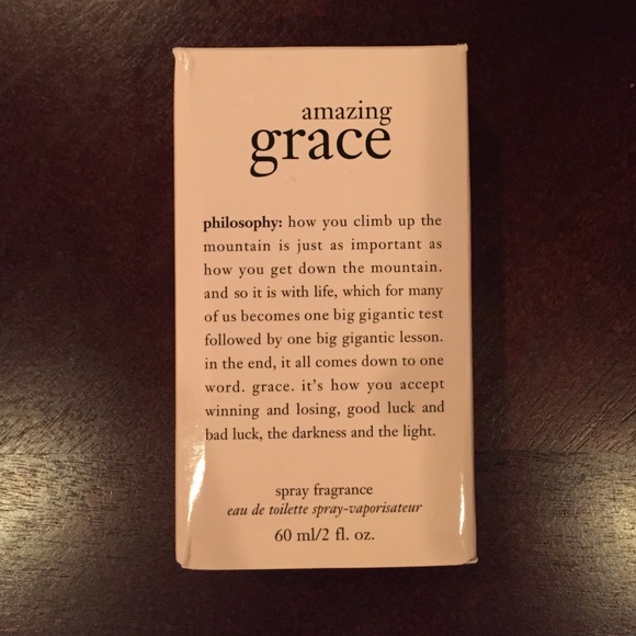 Amazing Grace philosophy perfume