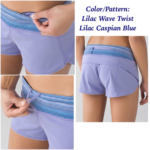 💥LAST PAIR💥 Lululemon Speed Short Lilac Wave - Picture 2 of 4