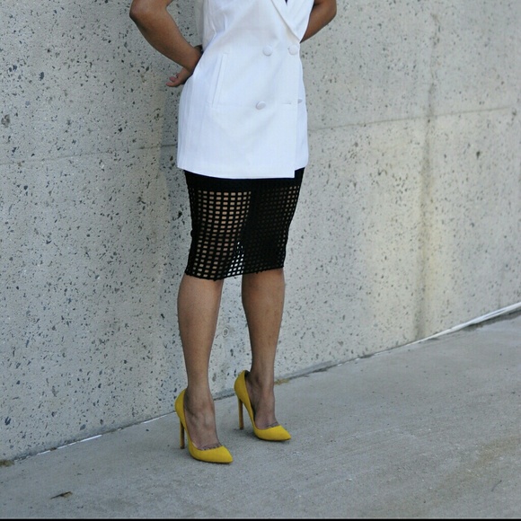 Lauren Marinis Shoes - GILDA Yellow Suede Pumps Lauren Marinis Shoes - GILDA Yellow Suede Pumps