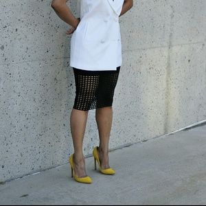 Lauren Marinis Shoes - GILDA Yellow Suede Pumps Lauren Marinis Shoes - GILDA Yellow Suede Pumps