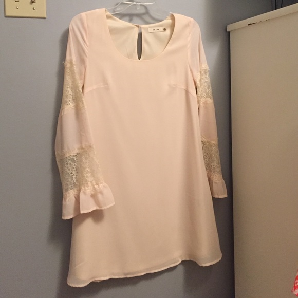 Cream Shift Dress