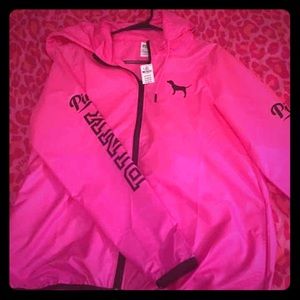 VS PINK OMBRE ANORAK