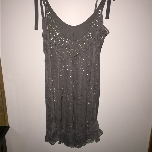 Liu Jo Two Piece olive sparkly dress - Picture 3 of 4