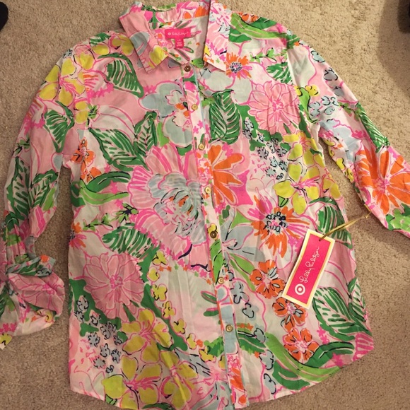 NWT: LILLY PULITZER for Target Button Up