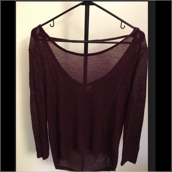 Cute Maroon Sweater