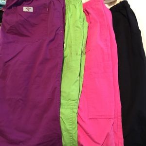 Small scrub bottoms.