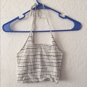 halter crop top
