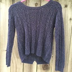 Blue Knit Sweater