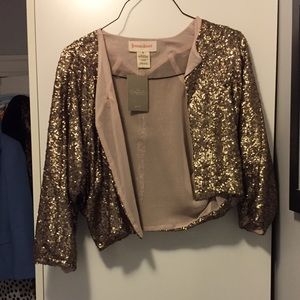 Gold sequin jacket