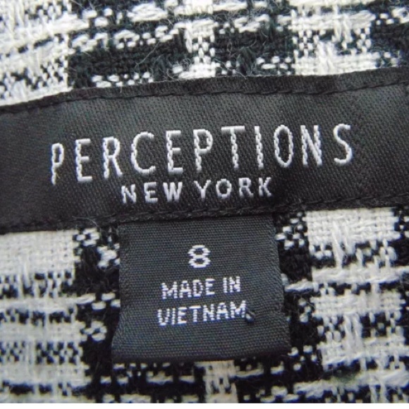 Preloved Perceptions Tweet Classy Blazer Size8 - image 3