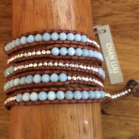 Chan Luu Jewelry - 🍃💗Semi Precious Stones & St/Silver Nuggets Wrap